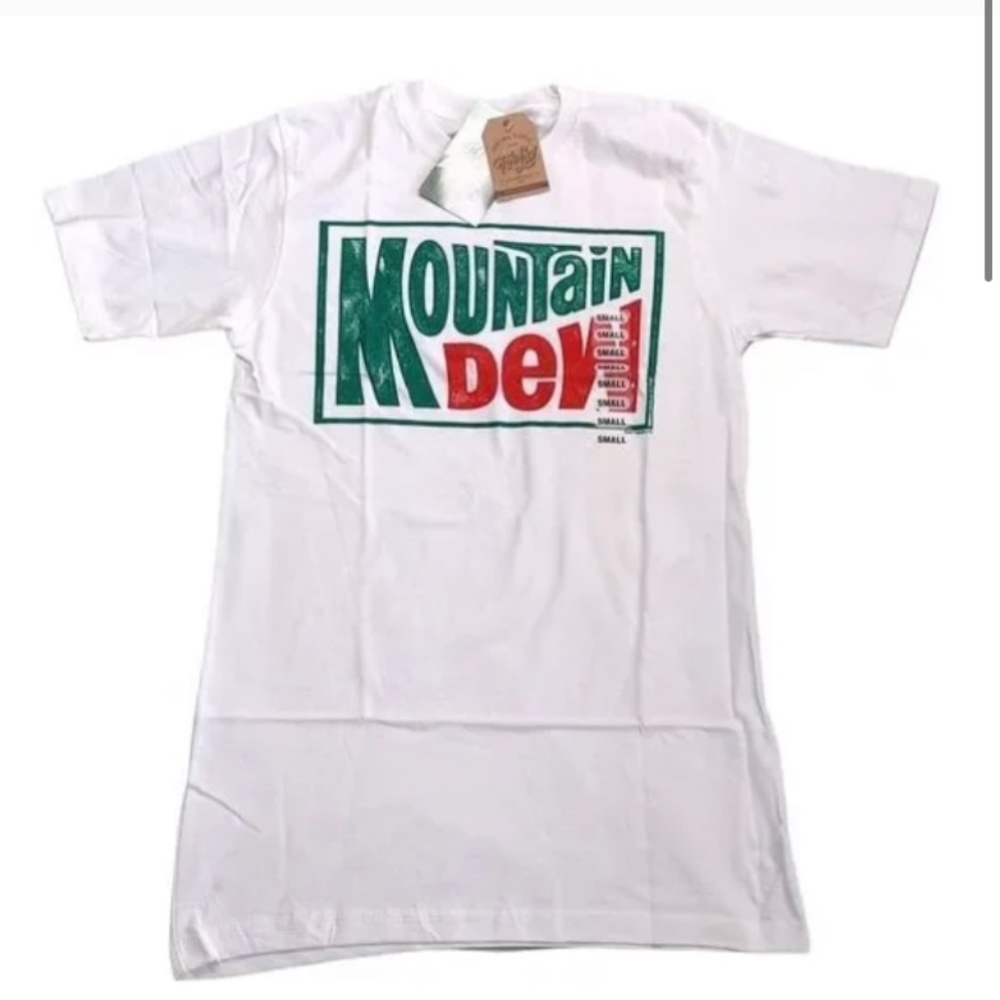 New Tee Luv Faded Mountain Dew Tshirt S